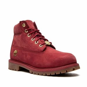 TIMBERLAND DARK RED NUBUCK 6in BOOTS